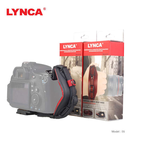 Lynca E2S Black Leather Camera Hand Wrist Strap