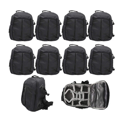 Solibag Slr Camera Travel Backpack Waterproof Carry Bag For Canon, Nikon, Sony, Pentax Black Shoulder Case -7001 Pack Of 10Pcs