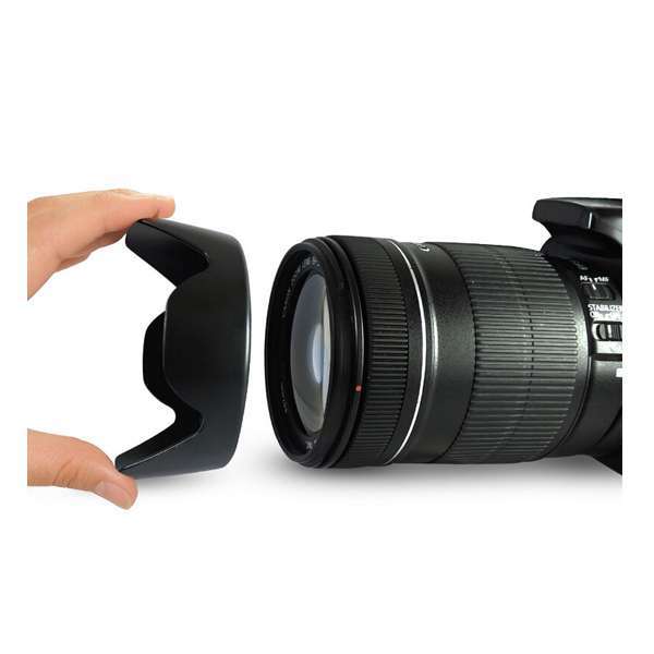 Promage Reversable Bucle Lens Hood-52MM For CANON EF 50MM 1:1.8 Nikon AF-S 55-200MM 1:4-5.6G CANON EF-S 60MM 1:2.8 MACRO CANON EF 100MM 1:2.8 MACRO NIKON AF-S 55-200MM 1:4-5.6G