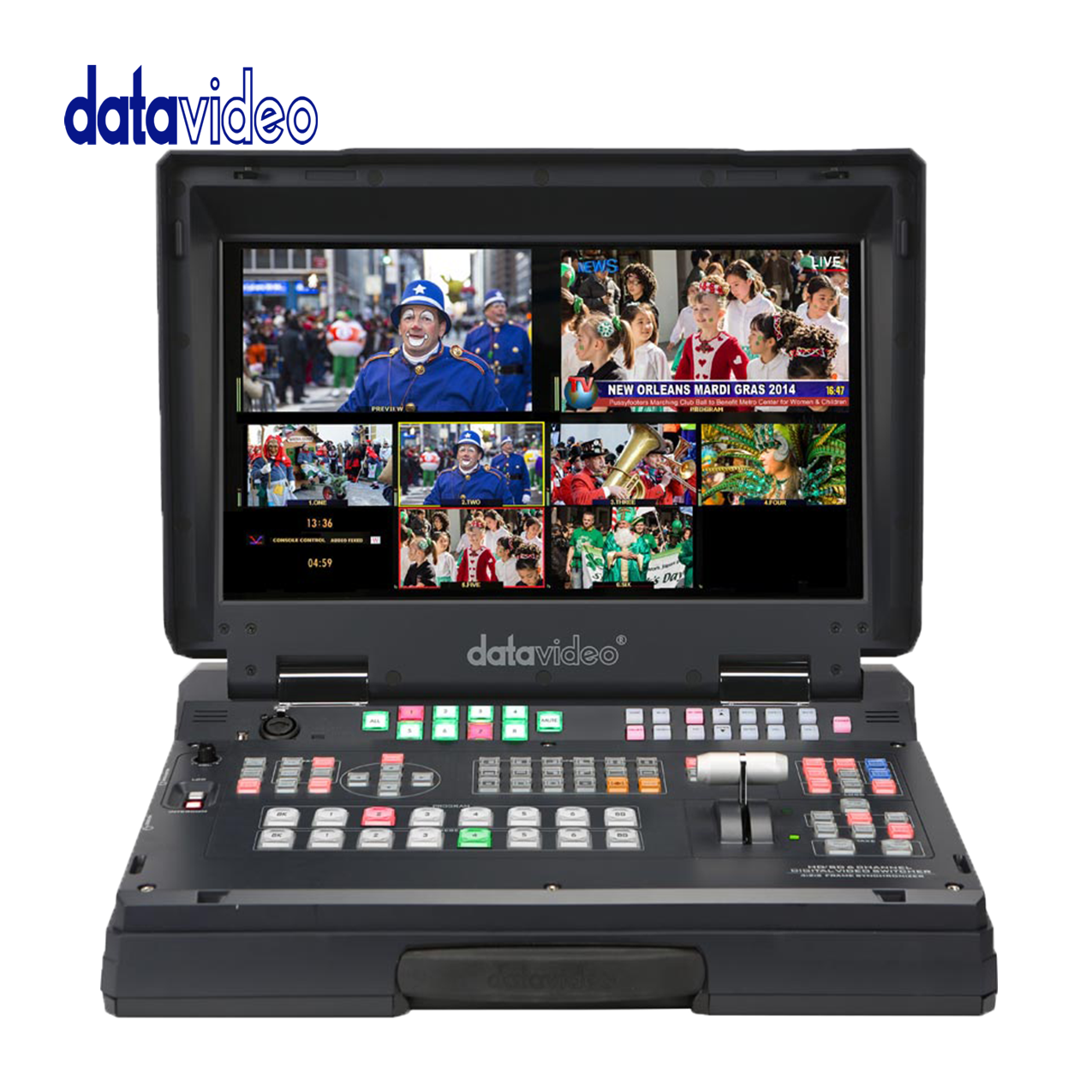 Datavideo HS-2200 HD 6-Channel Portable Mobile Cast Video Studio.