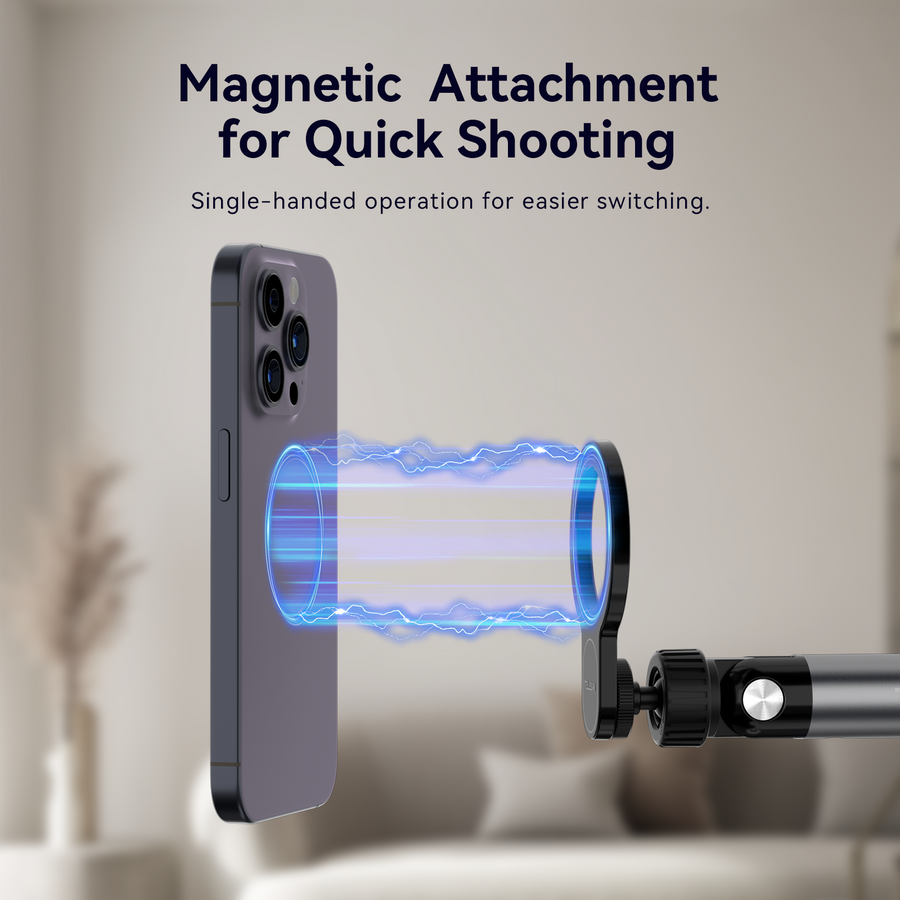TELESIN Magnetic Desktop Stand (Clamping)