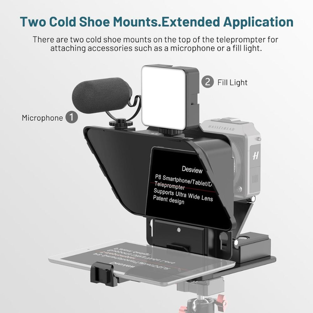 Desview P8 Teleprompter for Smartphones and Tablets