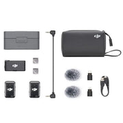 DJI Mic 2 Wireless Microphone Kit - (2 TX + 1 RX + Charging Case) - 1-Year Manufacturer’s Warranty