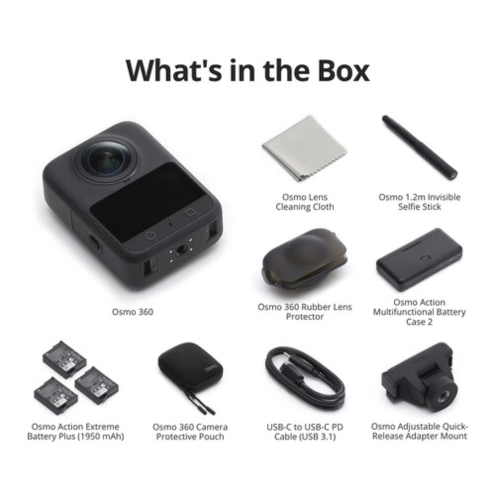 DJI Osmo 360 Adventure Combo Action Camera