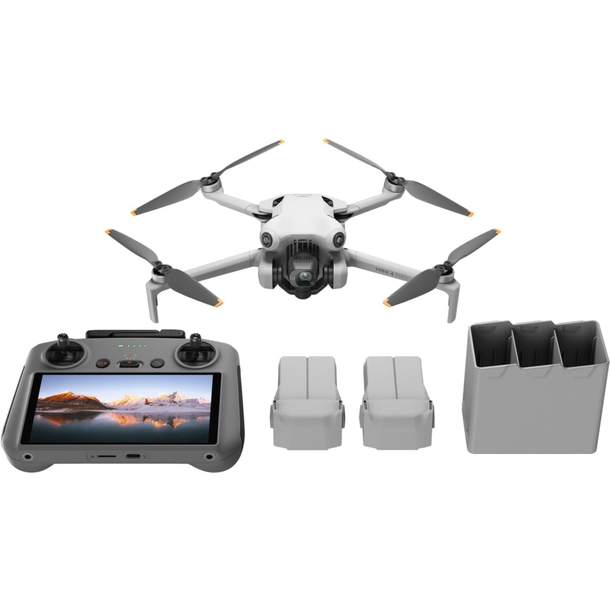 DJI Mini 4 Pro Fly More Combo Plus Drone (DJI RC 2) - 1-Year Manufacturer’s Warranty