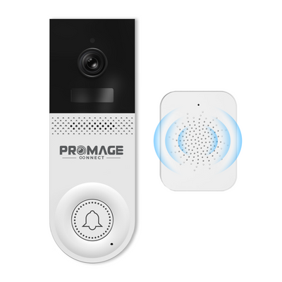 Promage Connect Smart WIFI DOORBELL WITH CHIME PC-D221-W