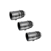 DZOFilm PAVO 2x Anamorphic Marco 65mm/180mm T2.8, 135mm T2.5 3-Lens Set (Blue Coating, PL/EF Mount, Feet)