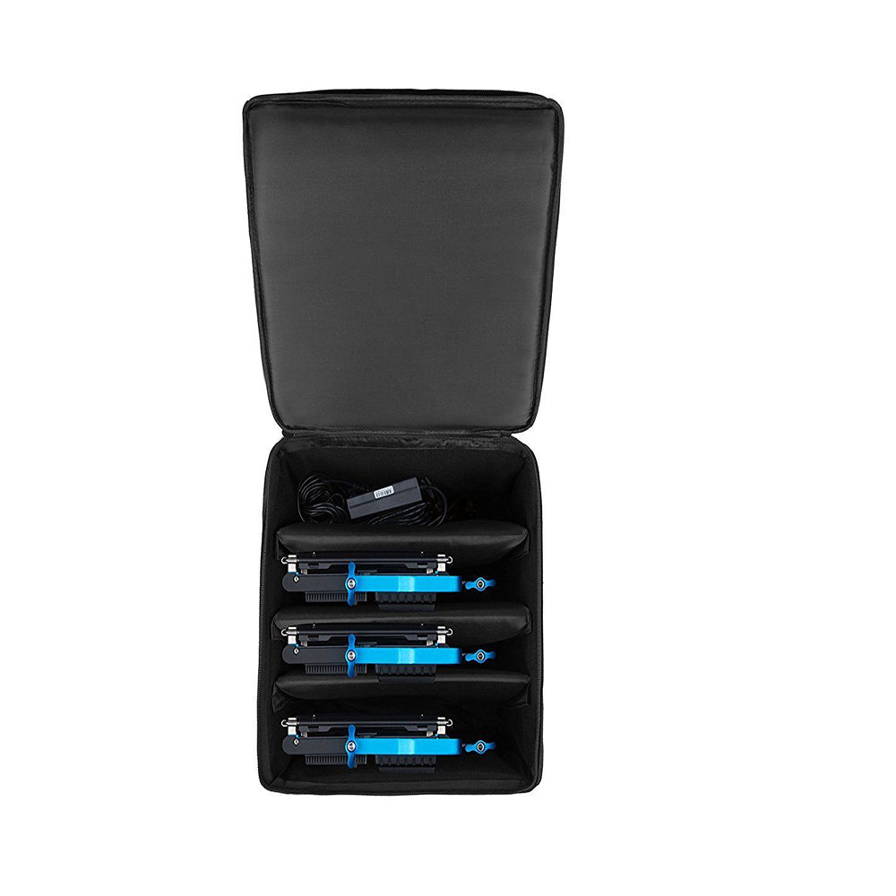 Dracast S-Series LED500 Bi-Color 3 Light Kit with V-Mount Battery Plates