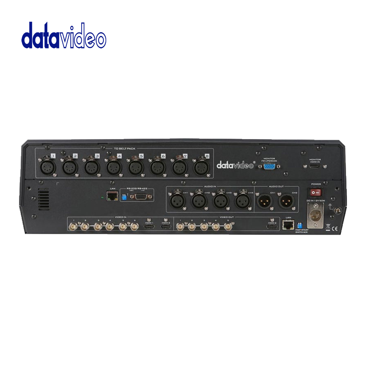 Datavideo HS-2200 HD 6-Channel Portable Mobile Cast Video Studio.