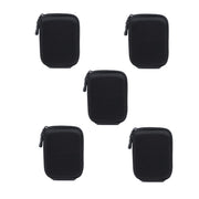 Solibag Carry Case -5001 Hardcase Pure Black L (With Shoulder Strap And Belt Loop) Suitable For Example Cybershot Dsc Hx60 Hx90 - Coolpix S9900 W100 W150 - Lumix Dmc Tz70 Tz80 - Powershot Sx710 Sx720 Pack Of 5Pcs
