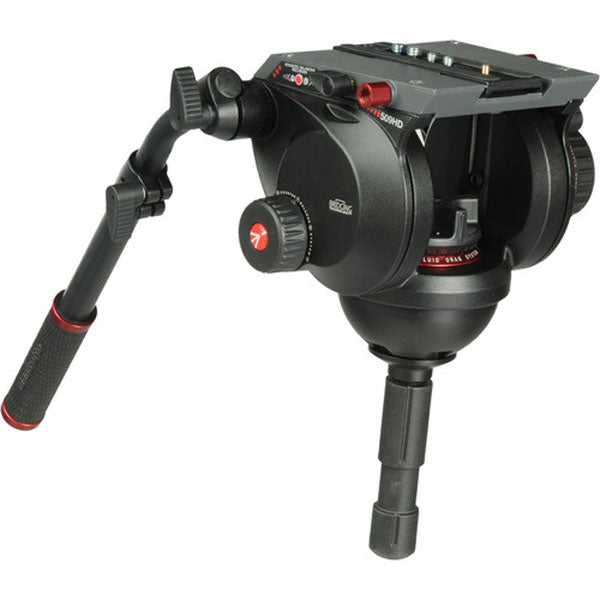 Manfrotto 509HD Video Head &amp; 545GB Aluminum Tripod Pro Ground-Twin Kit 100