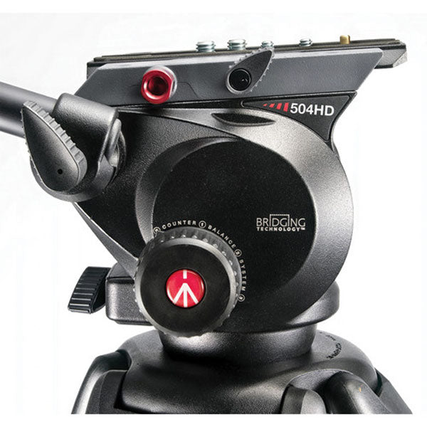 Manfrotto 504HD Head with 546GB 2-Stage Aluminum Tripod System