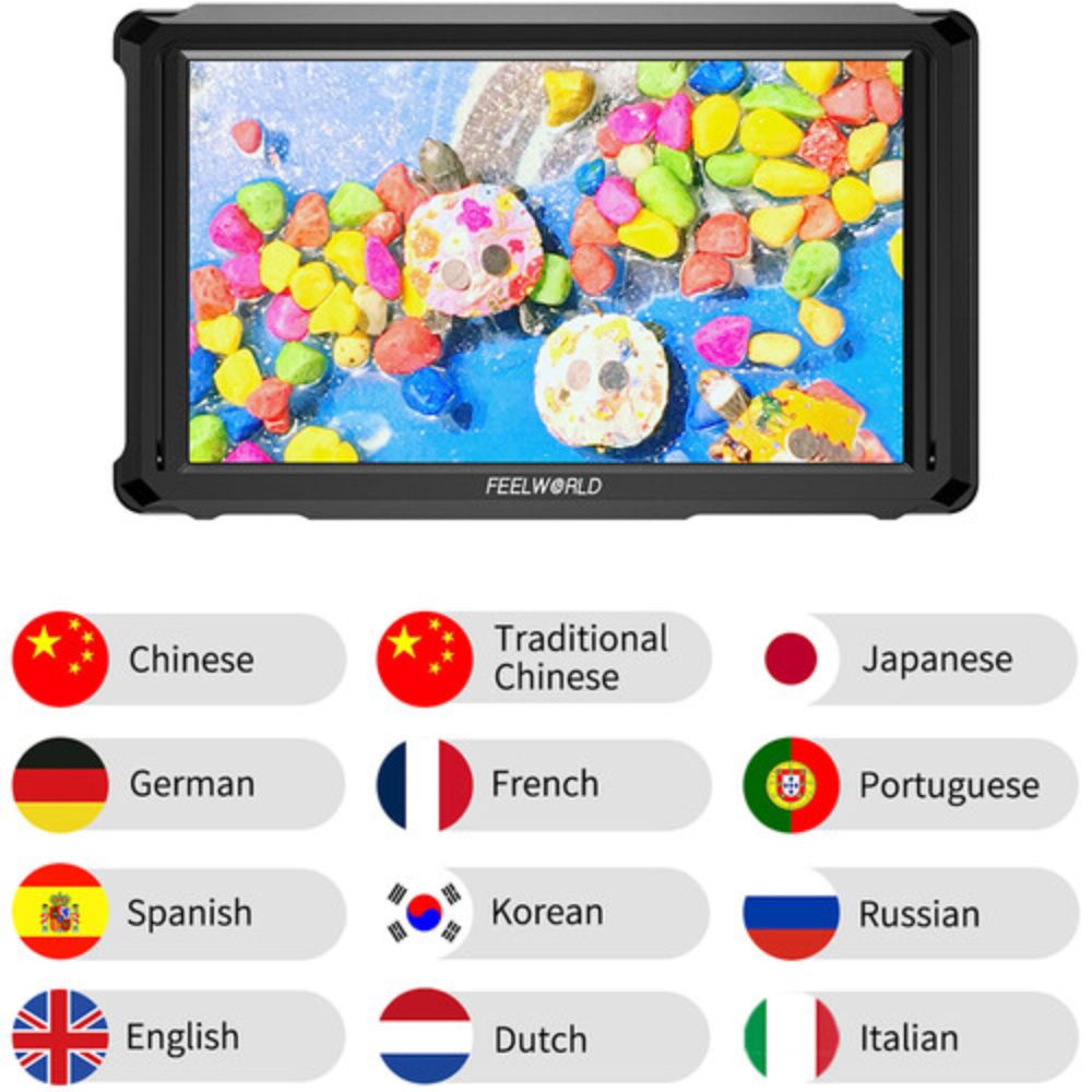 Feelworld FW568 Pro 6-inch 4K HDMI Camera Monitor