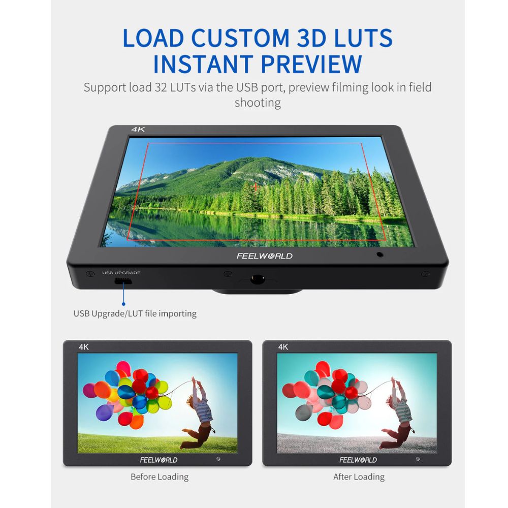 Feelworld T7 Plus 7" 4K HDMI Camera Field Monitor
