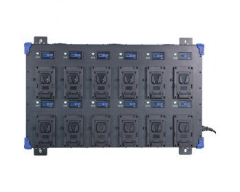 Fxlion PL-QBL12 12 CH Smart Charger - 16.8V / 4A V-Mount