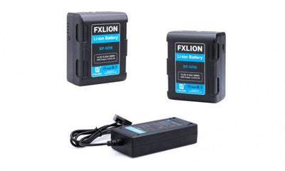 Fxlion BP-M98-KA Square Battery - 14.8V / 98Wh V-Mount Battery Kit (2pcs BP-M98 + 1pcs PL-3680Q-D2)