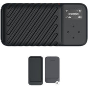GNARBOX 2.0 SSD 256GB Rugged Backup Device with Dual Battery Charger and Two Batteries