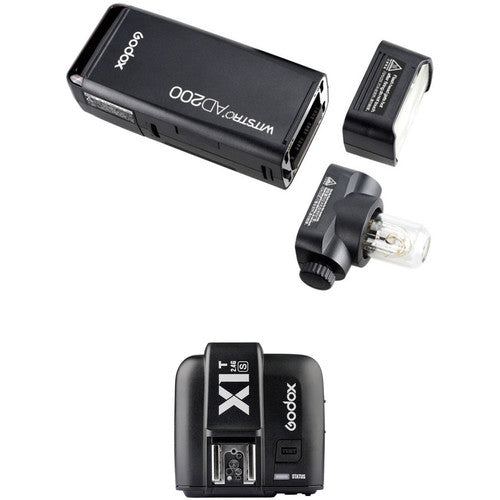 Godox AD200 TTL Pocket Flash with X1T-S Trigger Kit for Sony Cameras