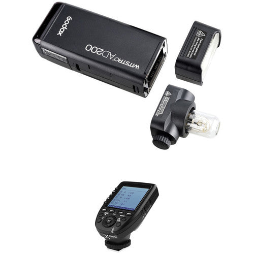 Godox AD200 TTL Pocket Flash with XProC Trigger Kit for Canon Cameras