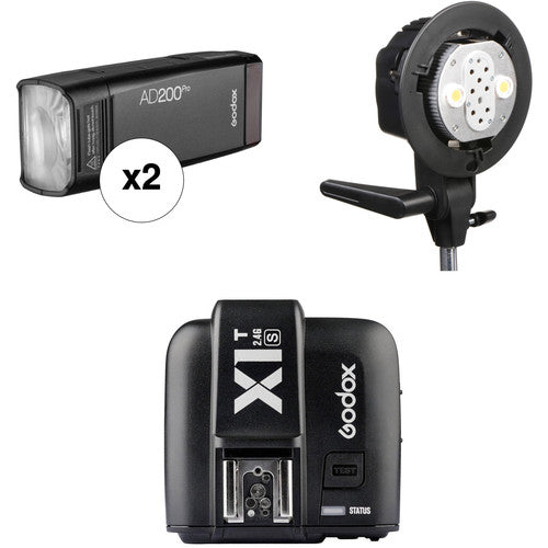 Godox AD200Pro TTL Pocket 2- Flash Kit with Sony Trigger