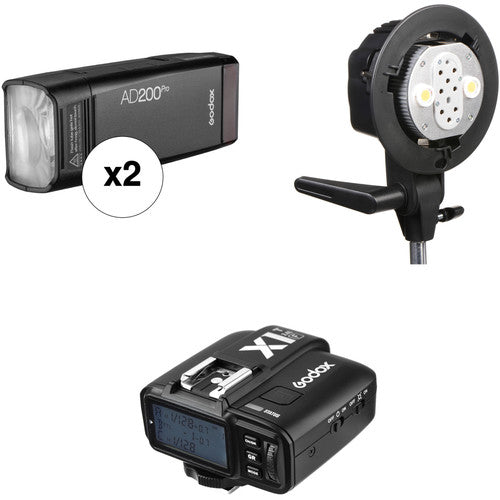 Godox AD200Pro TTL Pocket 2- Flash Kit with Fujifilm Trigger