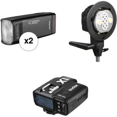 Godox AD200Pro TTL Pocket 2- Flash Kit with Fujifilm Trigger