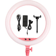 Godox Bi-Color 18"" LED Ring Light (Pink)