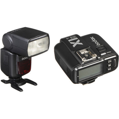 Godox VING V860IIN TTL Li-Ion Flash with X1T-N TTL Trigger Kit for Nikon Cameras