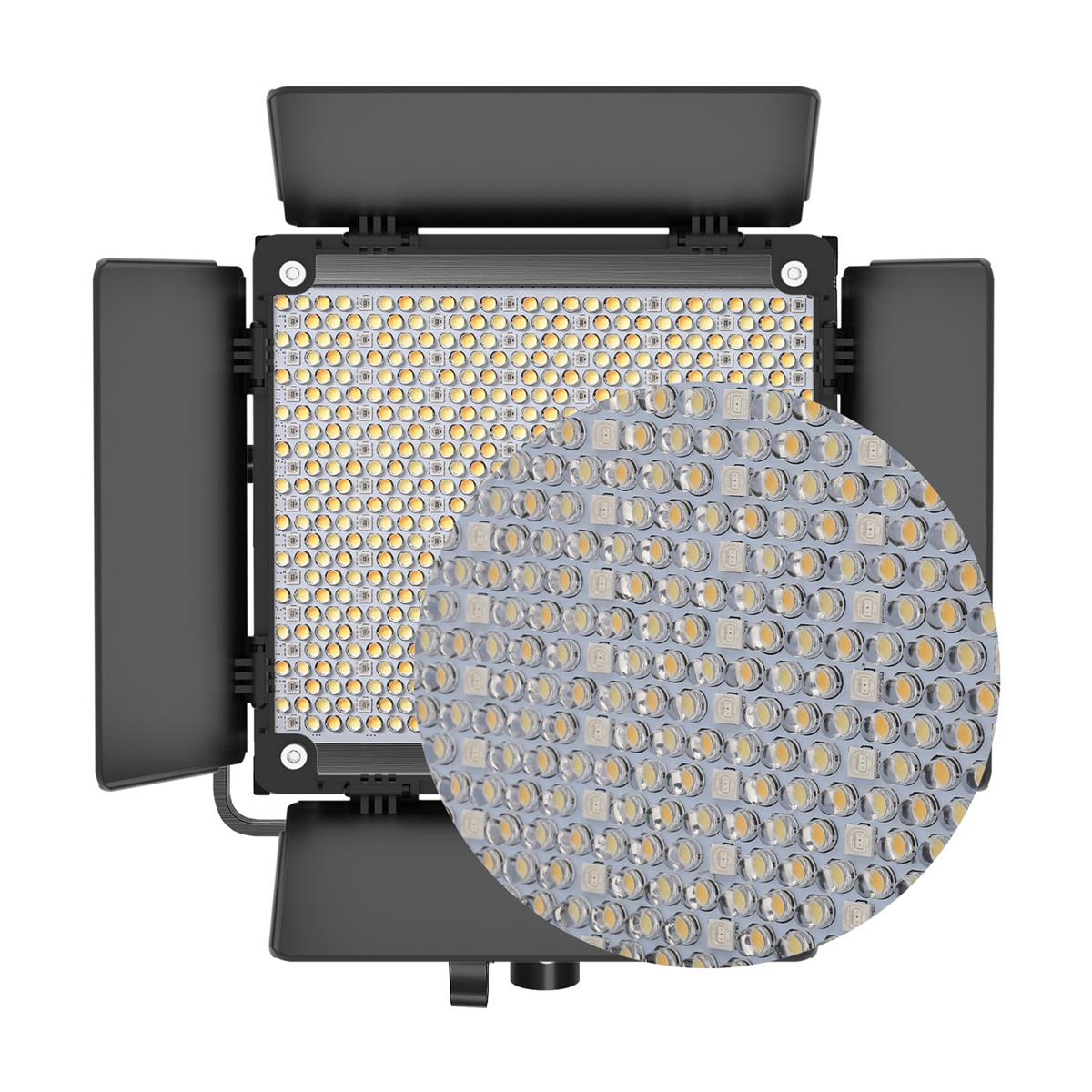GVM 850D 40W Bi-Color RGB Studio Soft LED Panel 2-Light Kit