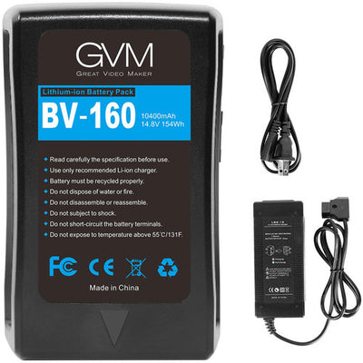 GVM GV-160 Battery with D-Tap and DC Outputs