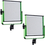 GVM 672S Bi-Color LED Video 2-Light Kit (Green)