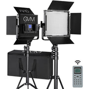 GVM 672S-B Bi-Color LED Video 2-Light Kit (Black)