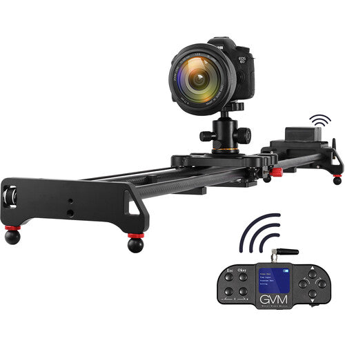 GVM GT-120WD Wireless Carbon Fiber Motorized Camera Slider (47"") with Bluetooth Remote