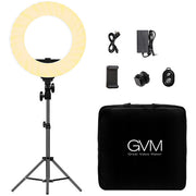 GVM HD-14S Bi-Color LED Ring Light (14"")