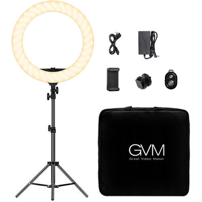 GVM HD-18S Bi-Color LED Ring Light (18"")