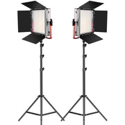 GVM MB832-2L Bi-Color LED 2-Light Kit with Stands
