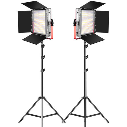 GVM MB832-2L Bi-Color LED 2-Light Kit with Stands