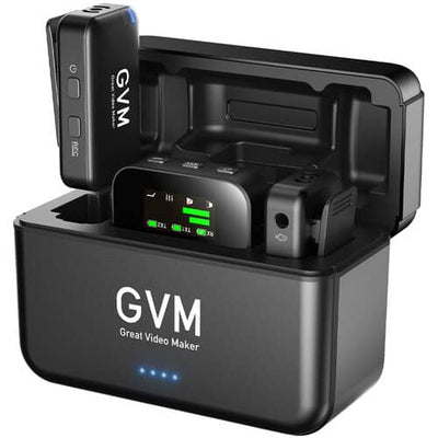 GVM-MIC LM2 2-Person Wireless Microphone System for Cameras and Smartphones (2.4 GHz)