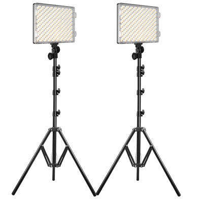 GVM R500R 50W BI-COLOR RGB SOFT LED PANEL 2-LIGHT KIT