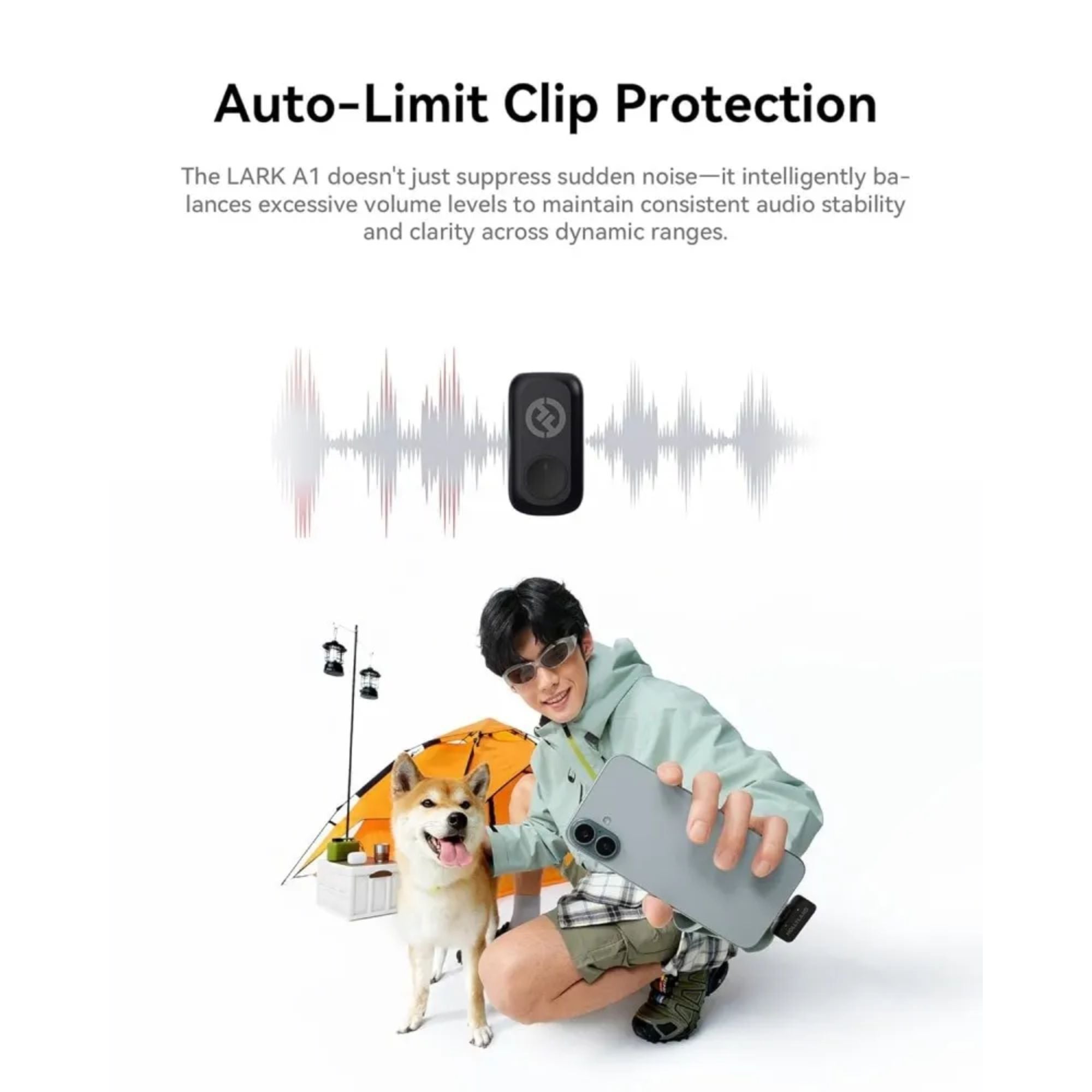 Hollyland LARK A1 Mini Duo Wireless Microphone System - Lightning