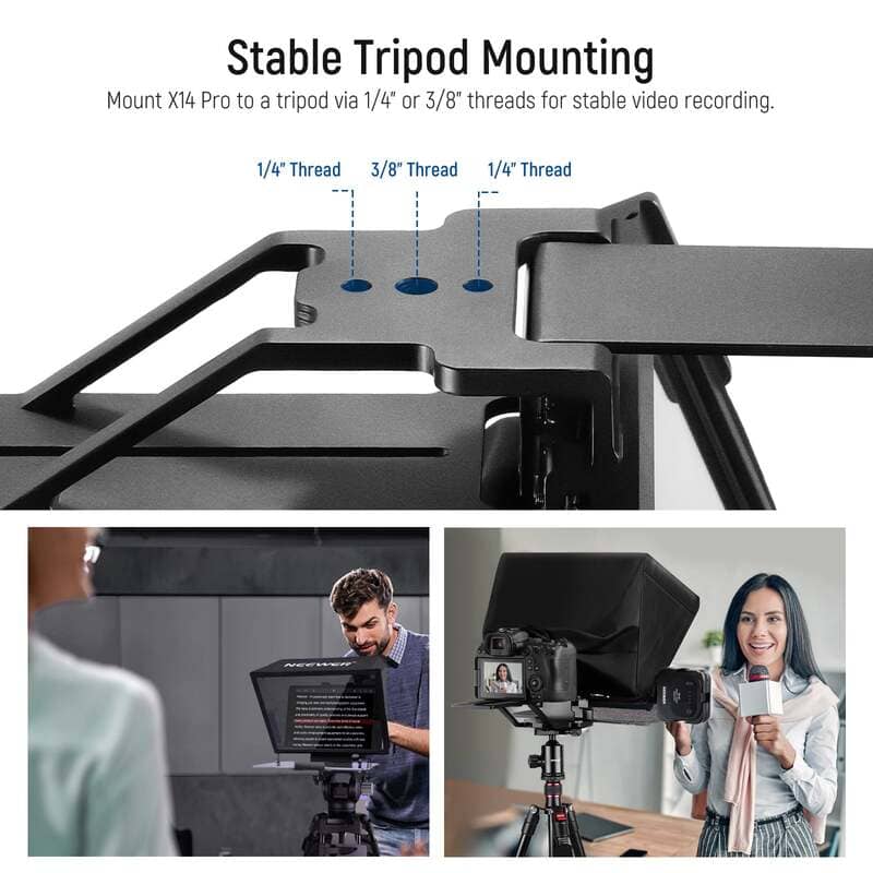 NEEWER X14 PRO ALUMINUM ALLOY TELEPROMPTER 