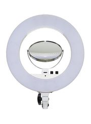 PROMAGE RING LIGHT LF-R480 WITH MIRROR &amp; BRACKET WHITE PHOTOGRAPHIC