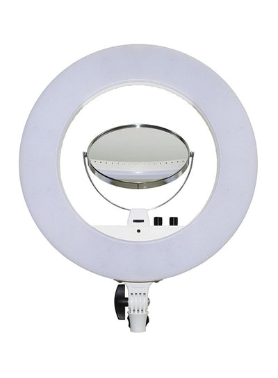PROMAGE RING LIGHT LF-R480 WITH MIRROR &amp; BRACKET WHITE PHOTOGRAPHIC