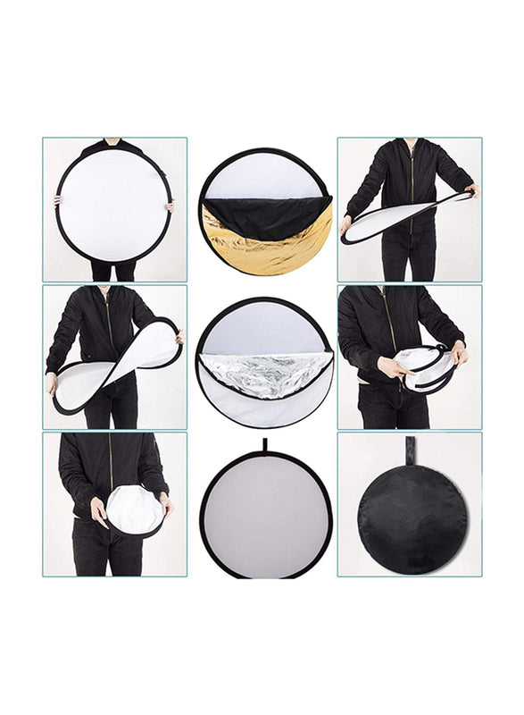 GVM R5 5IN1 31" COLLAPSIBLE LIGHT REFLECTOR WITH HANDLES