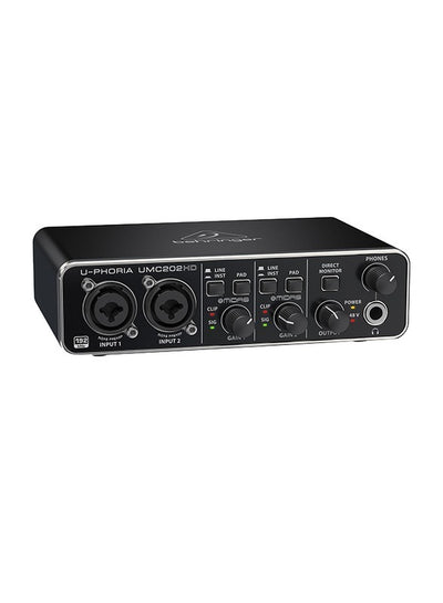 BEHRINGER UMC202 HD USB AUDIO INTERFACE HD