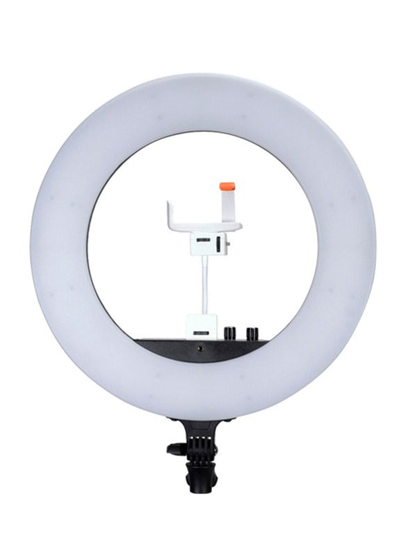 NANGUANG RING LIGHT V48C - R480C WITH MIRROR &amp; BRACKET BLACK