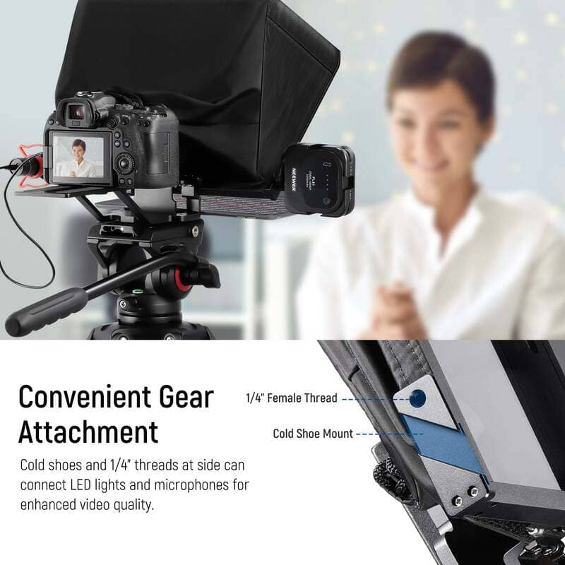 NEEWER X14 PRO ALUMINUM ALLOY TELEPROMPTER 