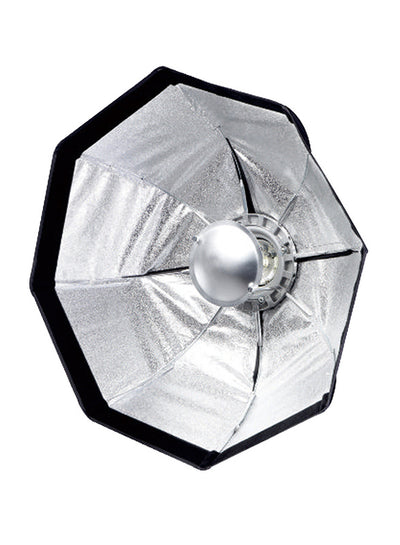 NICEFOTO BDSG-50CM BEAUTY DISH SOFTBOX WITH GRID BLK/SLV