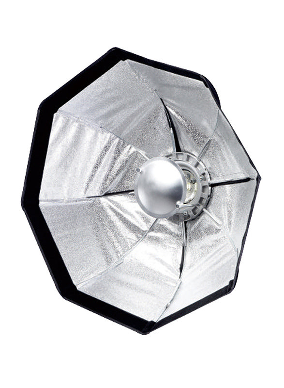 NICEFOTO BDSG-50CM BEAUTY DISH SOFTBOX WITH GRID BLK/SLV