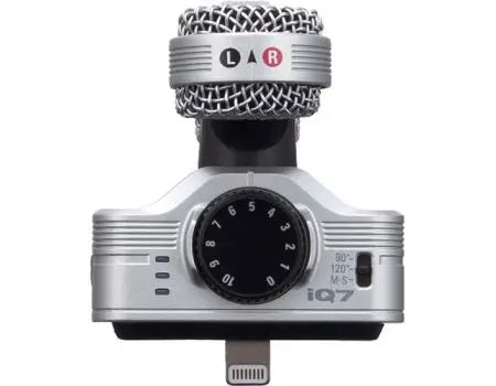 Zoom iQ7 Mid-Side Stereo Microphone for iOS Devices with Lightning Connector